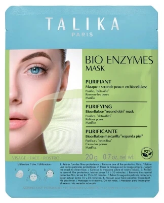 Talika Bio Enzymes Maske: „Second Skin“ Reinigungsmaske, 20 g