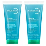 Bioderma Sébium Reinigendes Schaumgel, 2er-Pack (je 200 ml)