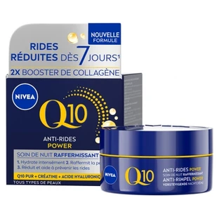 Nivea Q10 Anti-Rides Power Cremă de noapte cu efect de fermitate 50 ml