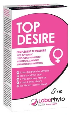 Labophyto TopDesire 60 pflanzliche Kapseln