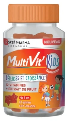 Forté Pharma MultiVit'Kids 60 Gummibärchen