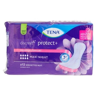 Tena Discreet Protect+ Maxi Night – 12 wkładek na noc