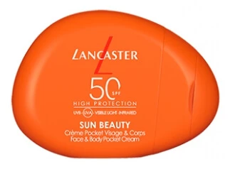 Lancaster Sun Beauty Pocket Gesichts- und Körpercreme LSF 50, 30 ml