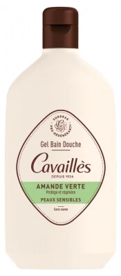 Cavaillès Duschgel für empfindliche Haut, Grüne Mandel, 400 ml