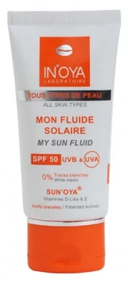 In'Oya Sun'Oya Sonnencreme für schwarze und dunkle Haut LSF 50, 50 ml