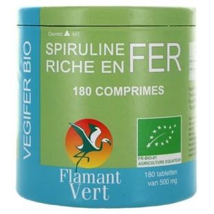 Flamant Vert Végifer 500 mg Bio 180 comprimate