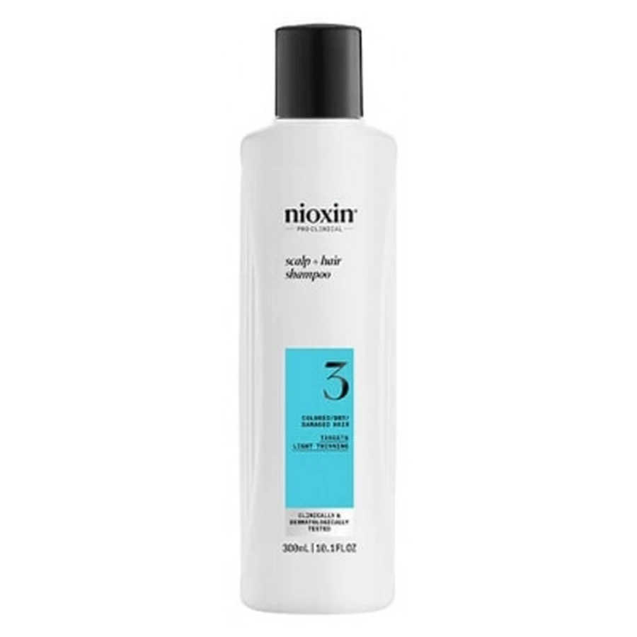 Nioxin Șampon System 3 pentru căderea moderată a părului deteriorat/vopsit Nioxin 300 ml