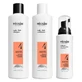 Nioxin Mini-Set Anti-Haarausfall-System 4: Für fortgeschrittenen Haarausfall bei geschädigtem/gefärbtem Haar