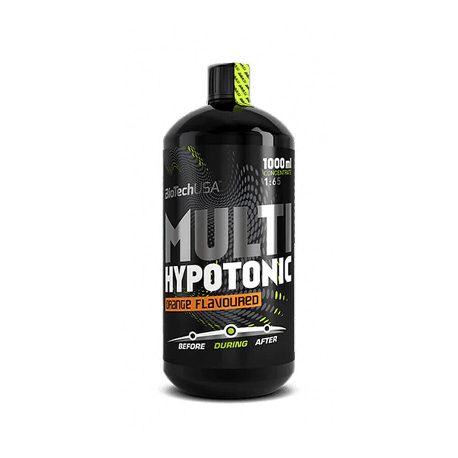Multi Hypotonic mit Orangengeschmack, 1000 ml, BioTech USA