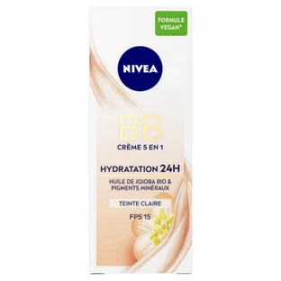 Nivea BB Cream 5-în-1 Hidratare 24 de ore SPF15 50 ml