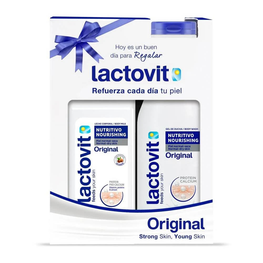 Duschgel 600 ml und Körpermilch 400 ml Original, Lactovit