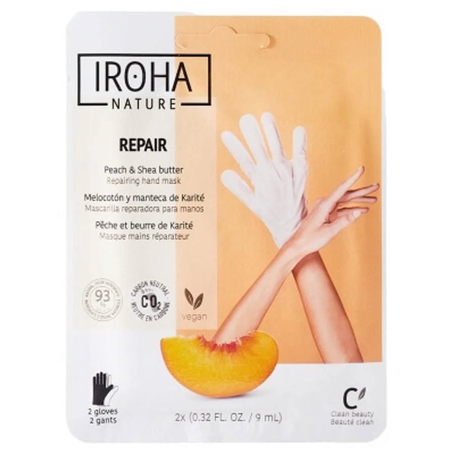 Iroha Nature – regenerująca maseczka do rąk, 2 x 9 ml: ceny i cechy