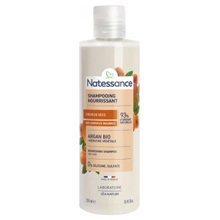 Natessance Șampon hrănitor cu ulei de argan și keratină vegetală 250 ml
