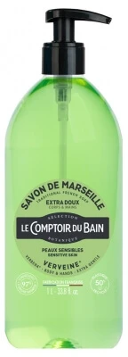 Le Comptoir du Bain Marseille-Seife mit Verbena, 1 l
