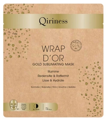 Qiriness Gold Wrap 1 Gesichtsmaske