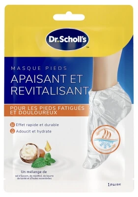 Scholl Beruhigende und belebende Fußmaske, 1 Paar