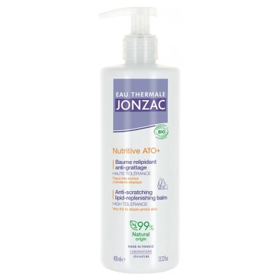 Jonzac Nutritive ATO+ Thermaalwater: Biologische intensieve lipidenherstellende balsem, 400 ml