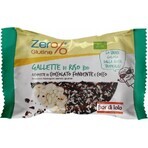 Organic rice rounds with dark chocolate and coconut flakes Whey% Gluten, 33 g, Fior di Loto