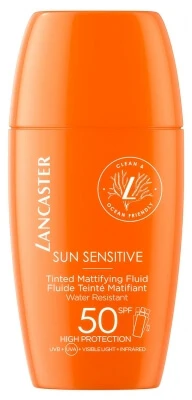 Lancaster Sun Sensitive Luminous Tan Getöntes mattierendes Fluid LSF 50, 30 ml