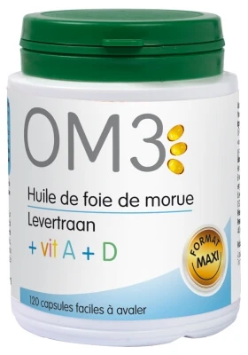 OM3 Lebertran, 120 Kapseln