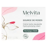 Recambio de crema hidratante y reafirmante ecológica «Source de Roses» de Melvita, 50 ml