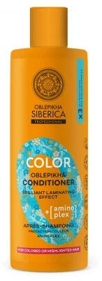 Natura Siberica Oblepikha Color Amino Plex Farbschutz-Spülung 400 ml