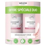 Weleda Deodorant Stick Sensitive, pachet de 2 x 50 g