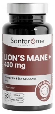 Santarome Löwenmähne 400 mg, 60 Kapseln