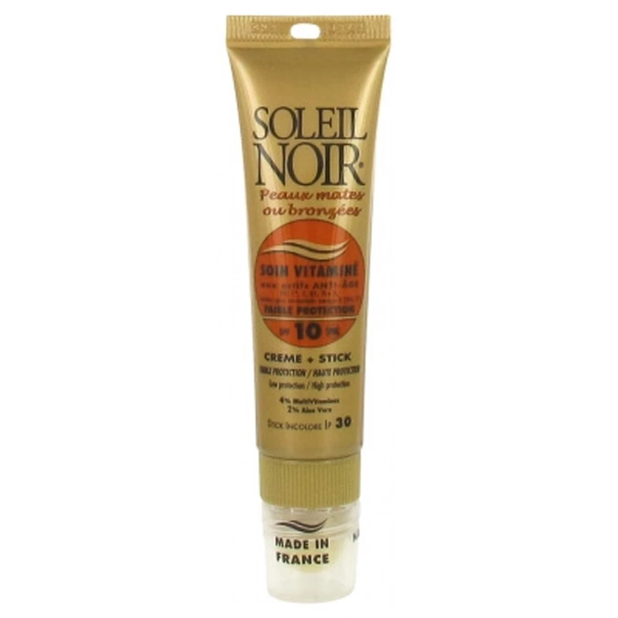 Soleil Noir Cremă hidratantă cu vitamine SPF10 20 ml + Stick SPF30 2 g