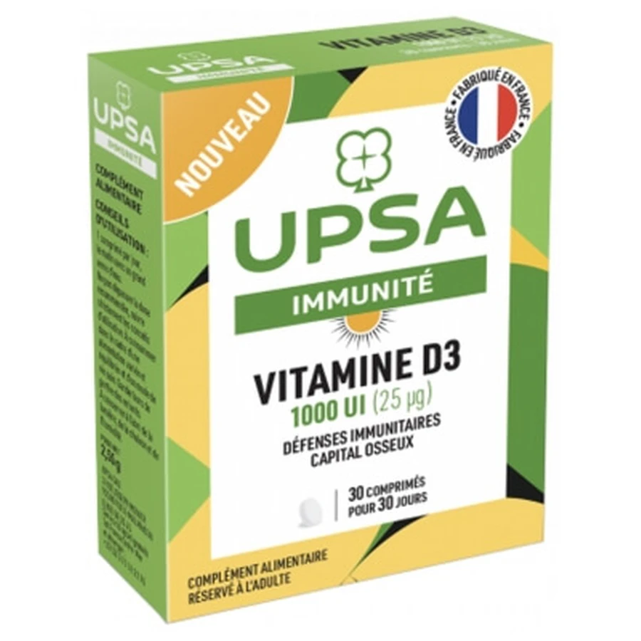 UPSA Immunity Vitamine D3 1000 IE 30 tabletten