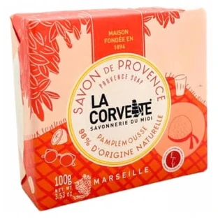 La Corvette Savon de Provence Grapefruit Soap, 100 g