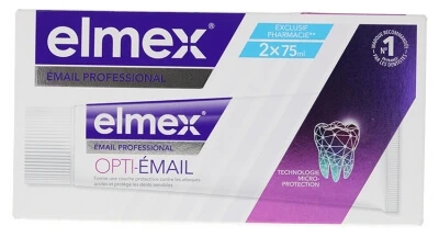 Elmex Opti-Enamel Zahnpasta, 2er-Pack (je 75 ml)