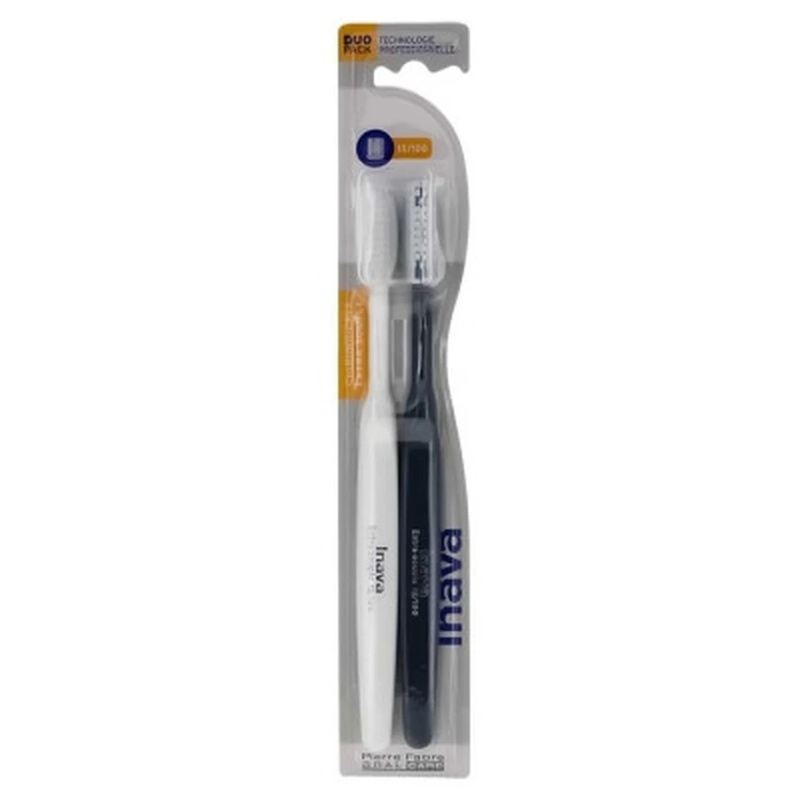 Inava Periuță de dinți chirurgicală 15/100, pachet dublu