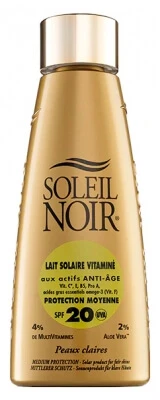 Soleil Noir Vitamin-angereicherte Sonnencreme, mittlerer Lichtschutzfaktor 20, 150 ml