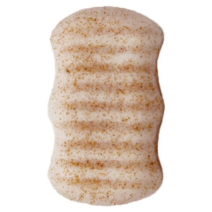 Lady Green Burete Konjac 2 în 1 pentru corp cu bucăți de nucă
