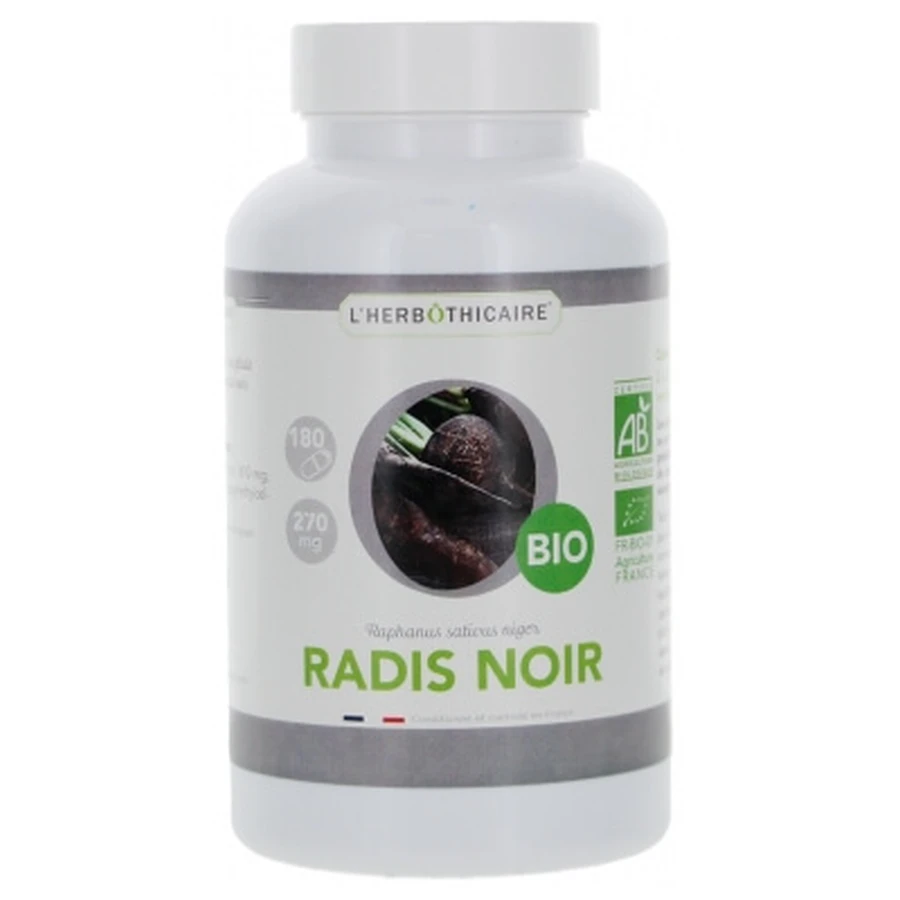 L'Herbôthicaire Ravanello nero biologico 180 capsule