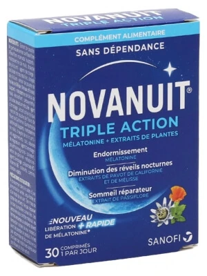 Sanofi Novanuit Triple Action 30 Tabletten
