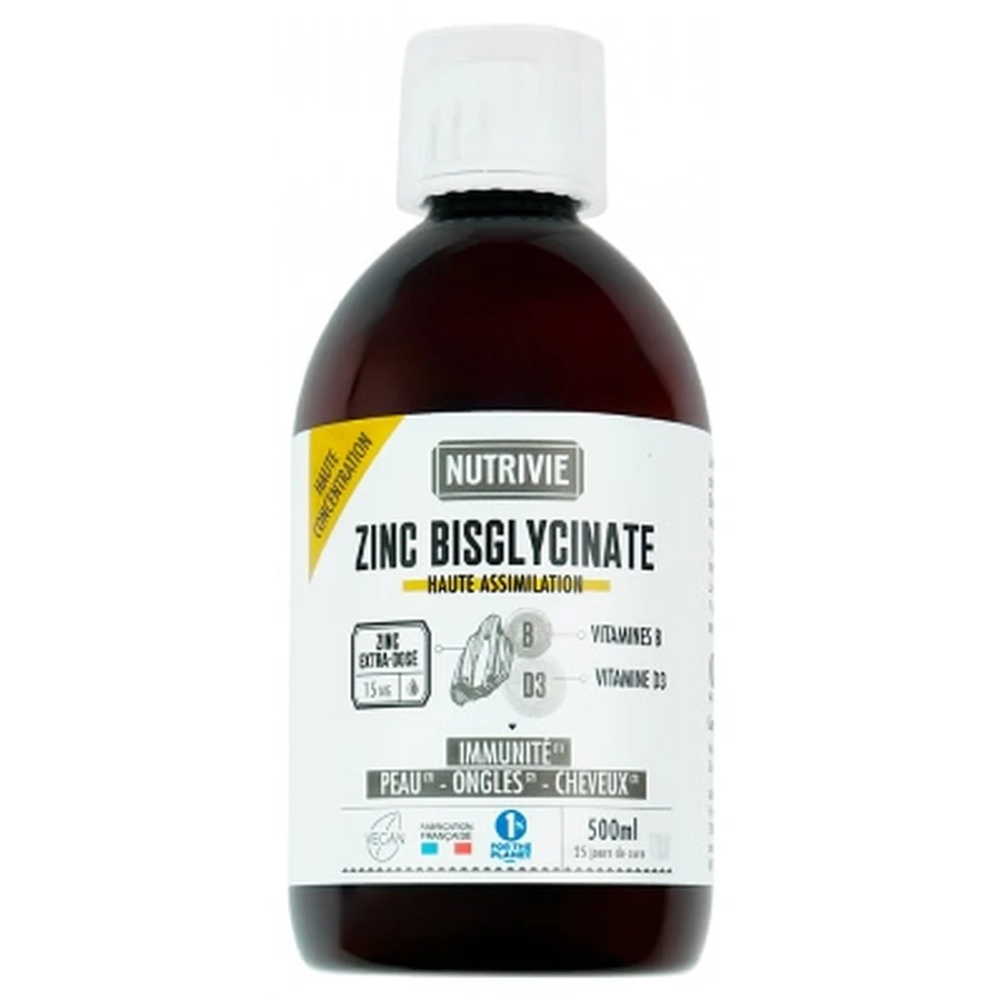 Nutrivie Bisglicinato di zinco 15 mg 500 ml