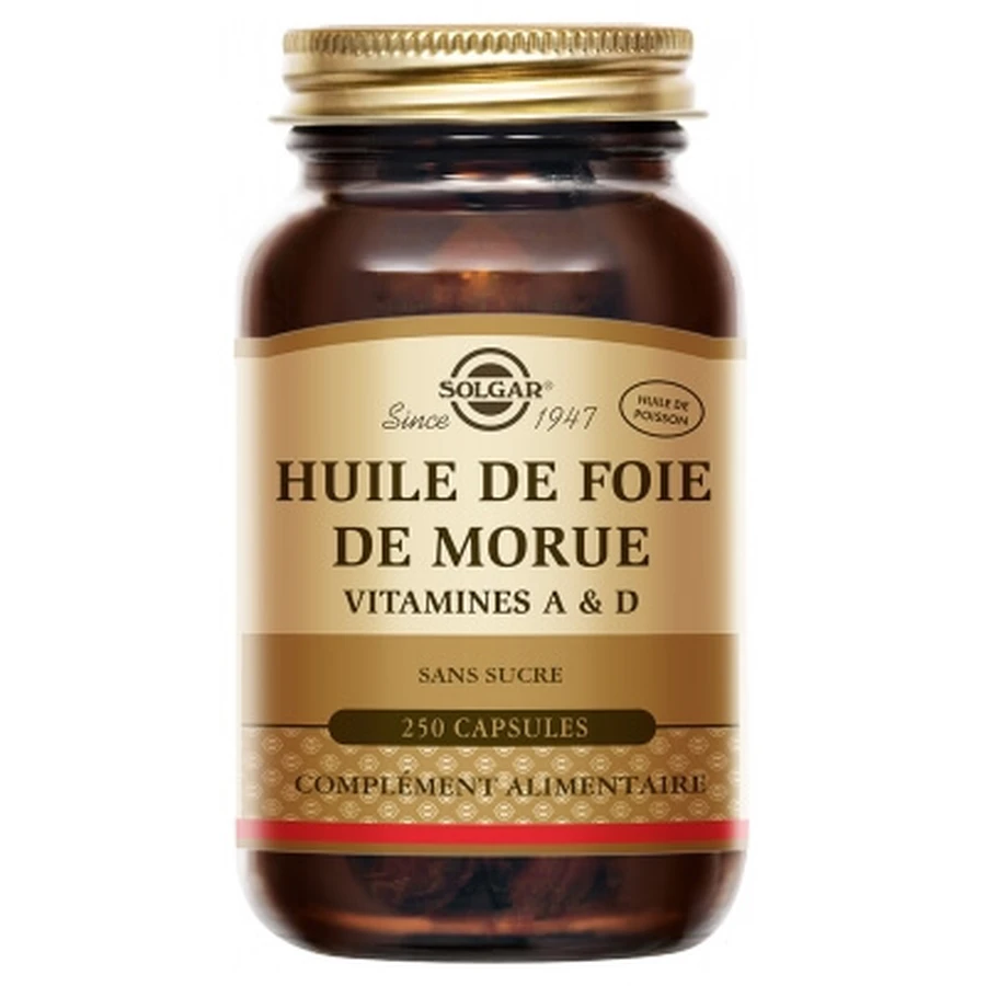 Solgar Ulei de ficat de cod 250 de capsule