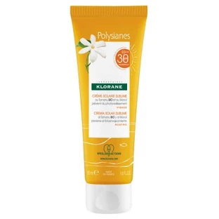 Klorane Polysianes Sublime Zonnebrandcrème met biologische tamanu en monoï, SPF 30, 50 ml