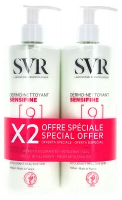 SVR Sensifine Dermo-Cleanser, 2er-Pack (je 400 ml)