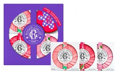 Roger & Gallet Trio-Set mit wohltuenden Seifen + kostenlose Seifenschale