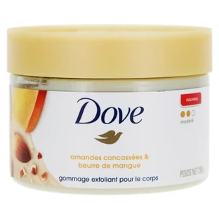 Dove Exfoliant corporal moderat cu migdale mărunțite și unt de mango 298 g