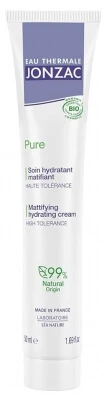 Jonzac Thermalwasser – Reine Bio-Feuchtigkeitscreme mit mattierender Wirkung, 50 ml