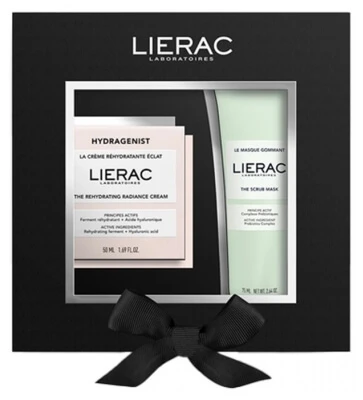 Lierac Hydragenist Radiance Feuchtigkeitscreme 50 ml + Peeling-Maske 75 ml