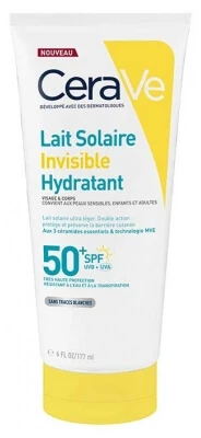CeraVe Unsichtbare feuchtigkeitsspendende Sonnenschutzlotion LSF 50+ 177 ml