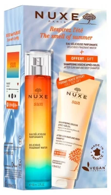 Nuxe Sun Eau Délicieuse Duftspray 100 ml + kostenloses After-Sun-Shampoo & Duschgel 200 ml