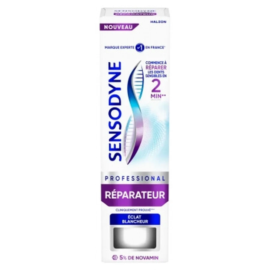 Sensodyne Professional - Pastă de dinți reparatoare pentru strălucire și albire, 75 ml