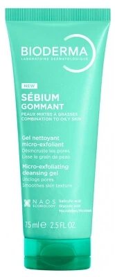 Bioderma Sébium Gommant Mikro-Peeling-Reinigungsgel 75 ml