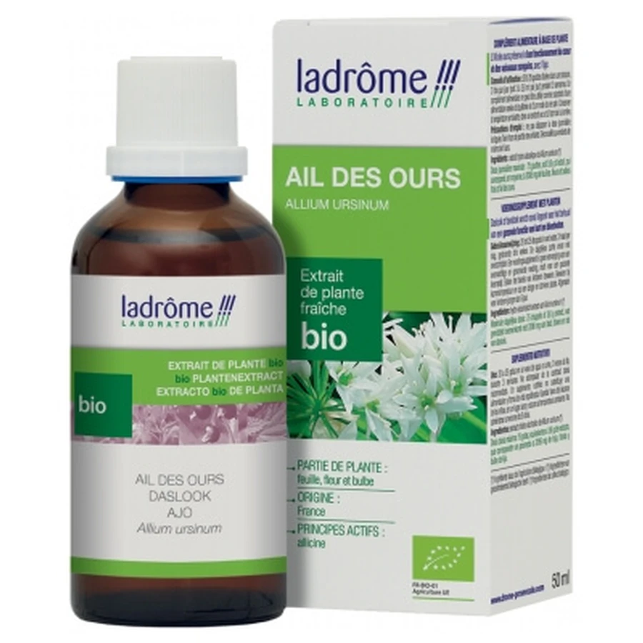 Ladrôme Extract din plantă proaspătă ecologică Usturoi de urs 50 ml